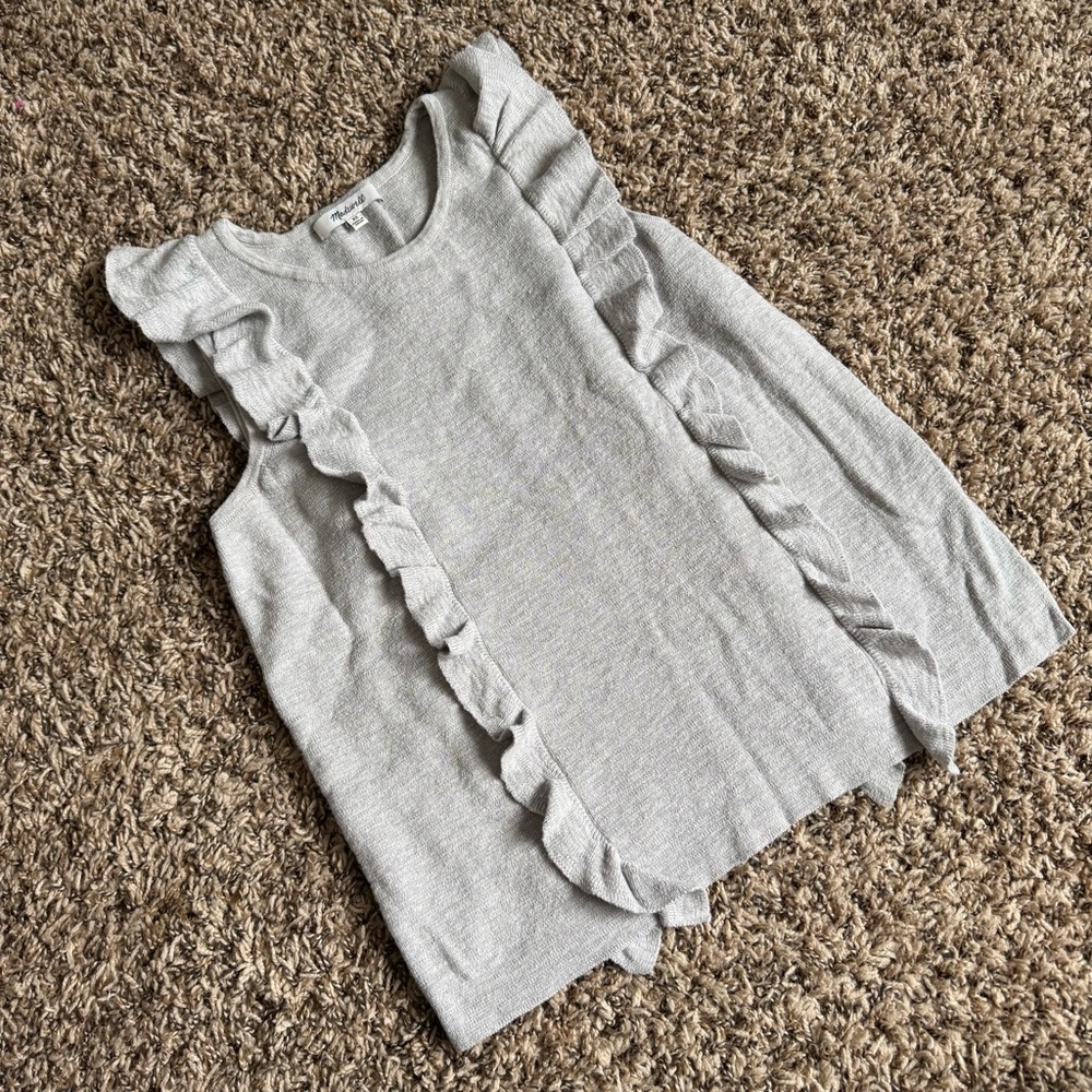 Madewell Ruffle Sweater Tank